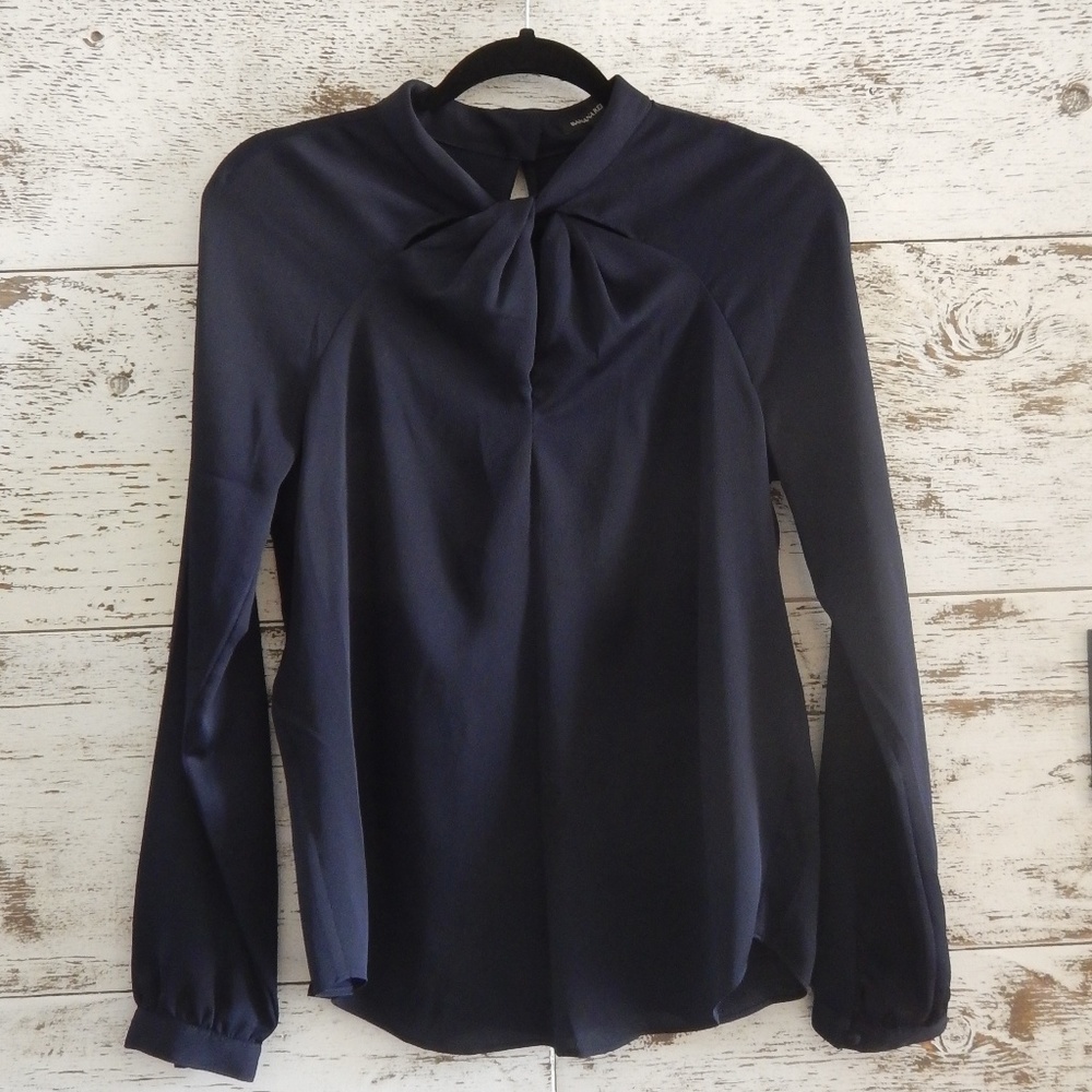 Navy Blue Long Sleeve Shirt